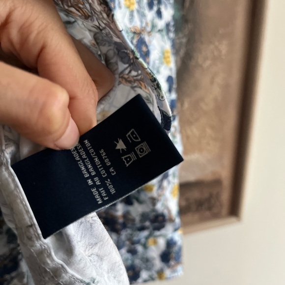 Daniel Hechter Paris Cotton DH-X-Tech Men’s Floral button-down Shirt - Picture 3 of 7